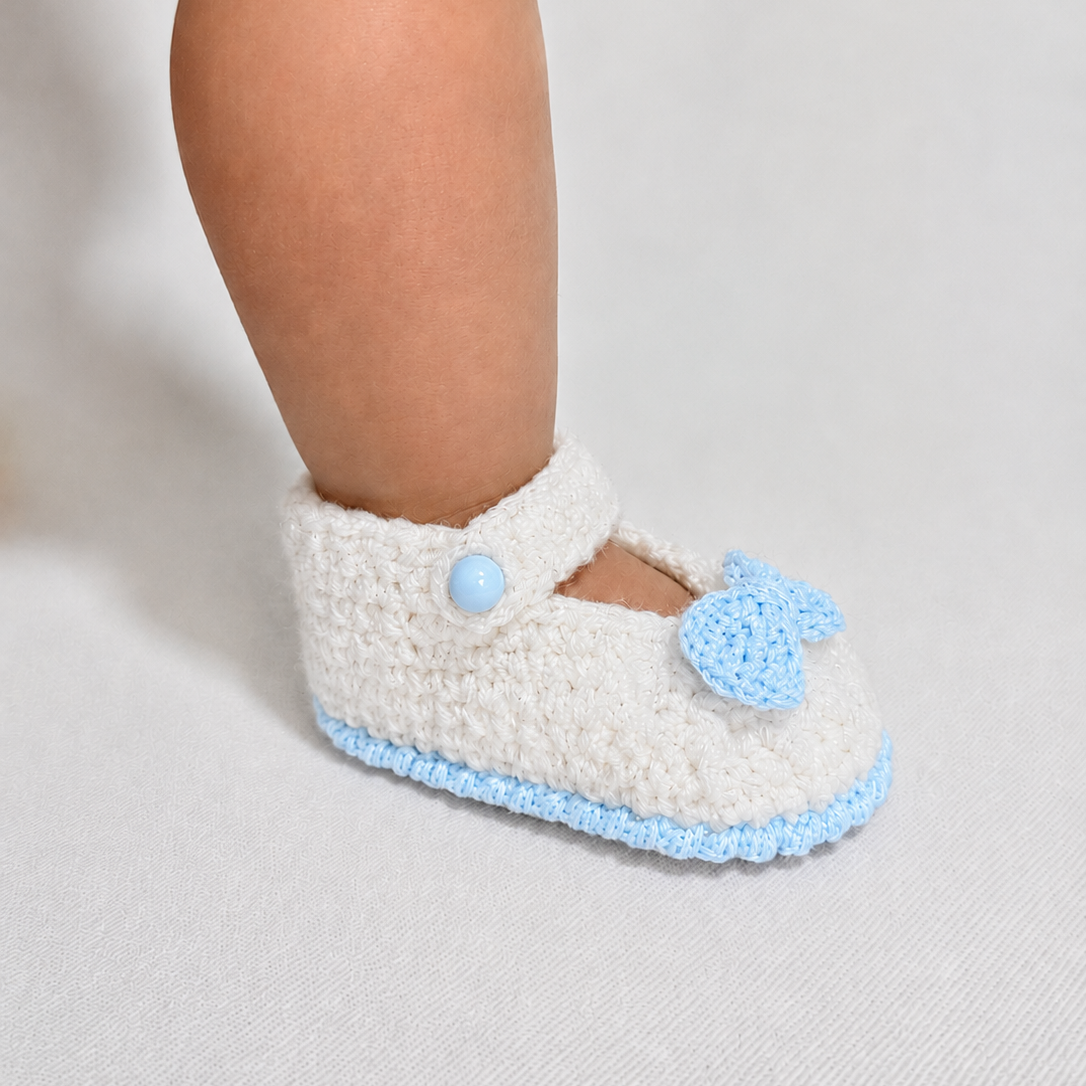Sweet Steps - Crochet Mary Jane Baby Shoes