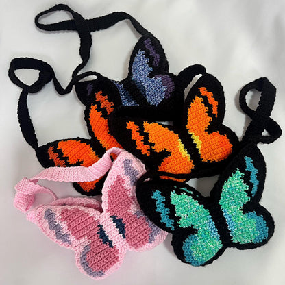 Flutter & Carry - Crochet Butterfly Bag