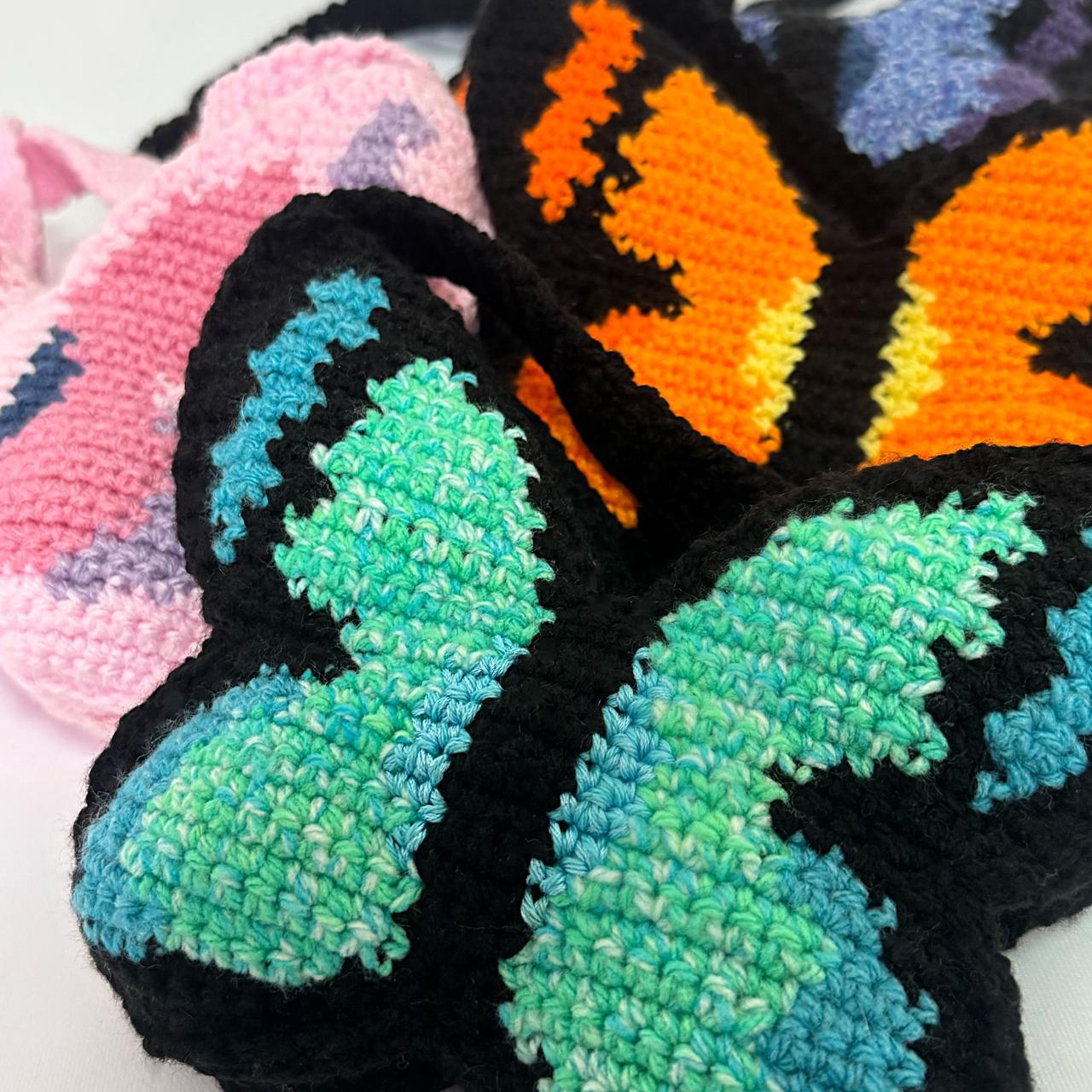 Flutter & Carry - Crochet Butterfly Bag