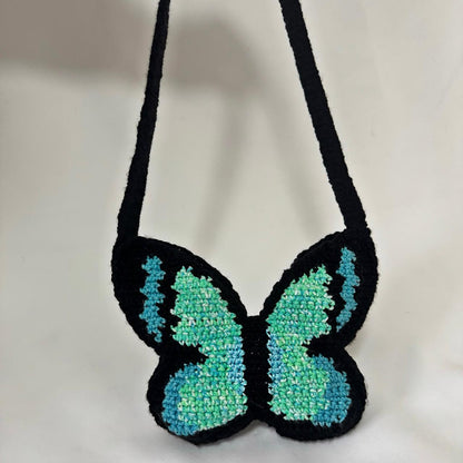 Flutter & Carry - Crochet Butterfly Bag