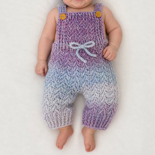 Little Overalls - Crochet Baby Dungarees