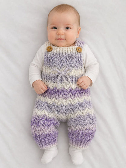 Little Overalls - Crochet Baby Dungarees