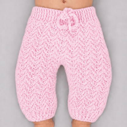 Mini Jogger - Crochet Baby Jogger Pants with Drawstring Waist