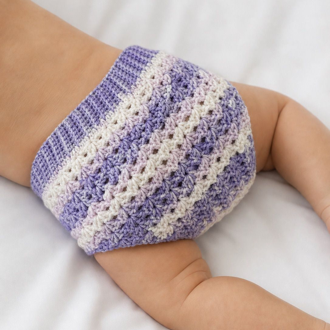Snug & Sweet - Crochet Baby Diaper Cover